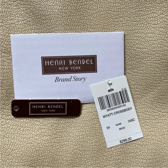 [Henri Bendel] Saffiano Leather Wyatt Crossbody Purse - Picture 15 of 15